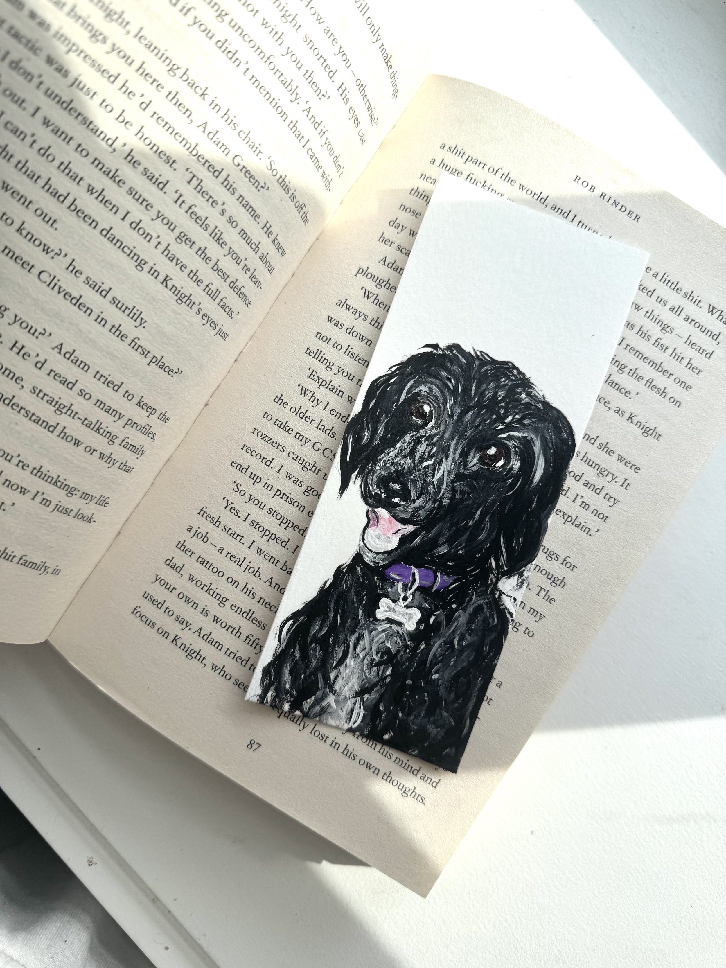 Custom Pet Bookmark