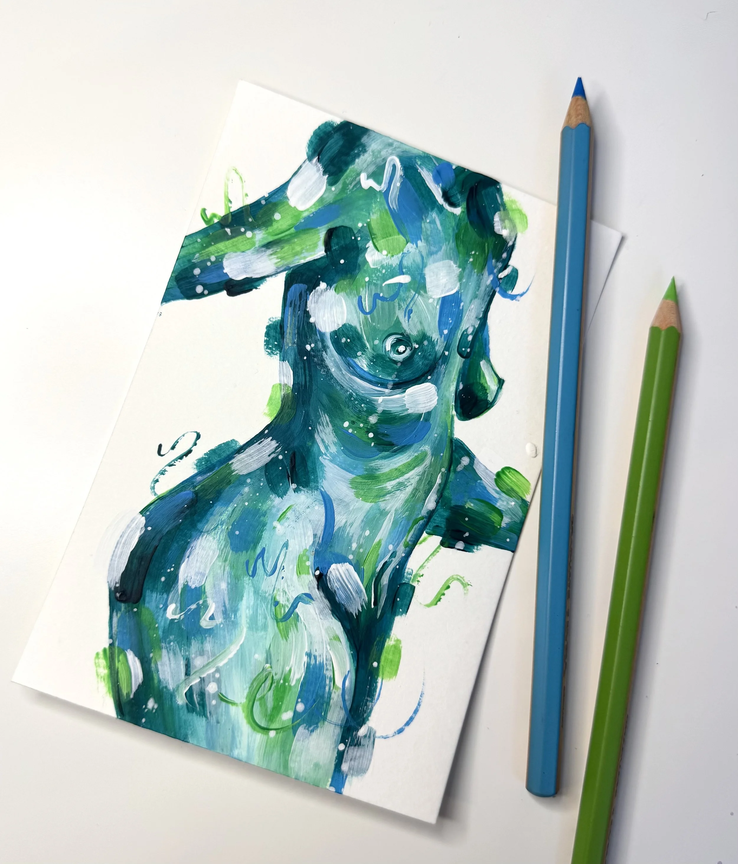 Wish You Were Here - Original Painting