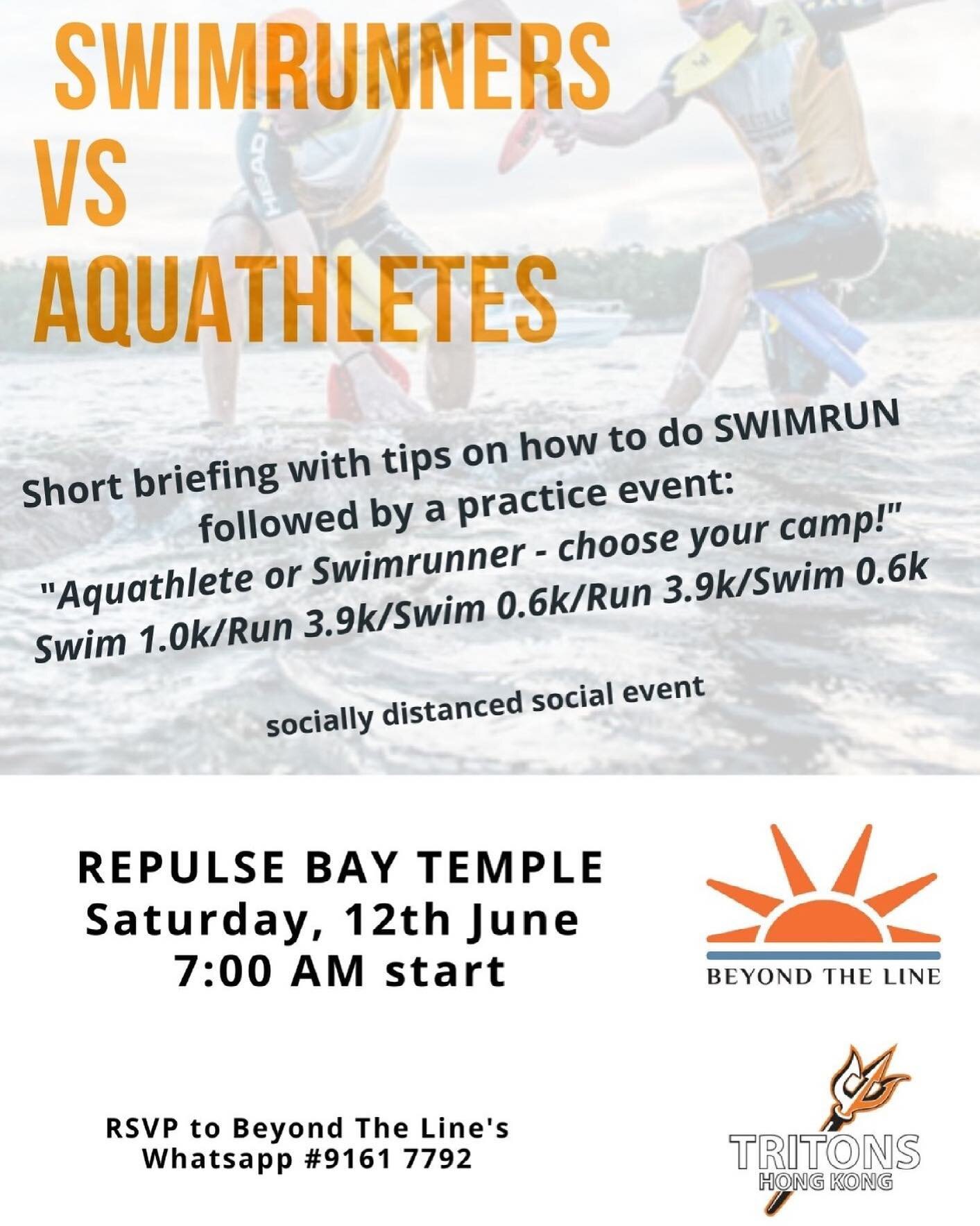 That was my last small present to the local multisport community: I co-organized (with the Tritons) a Swimrun/Aquathlon challenge. The adverse weather did impact the attendance but we still had 24 courageous athletes braving the elements. Lots of smi