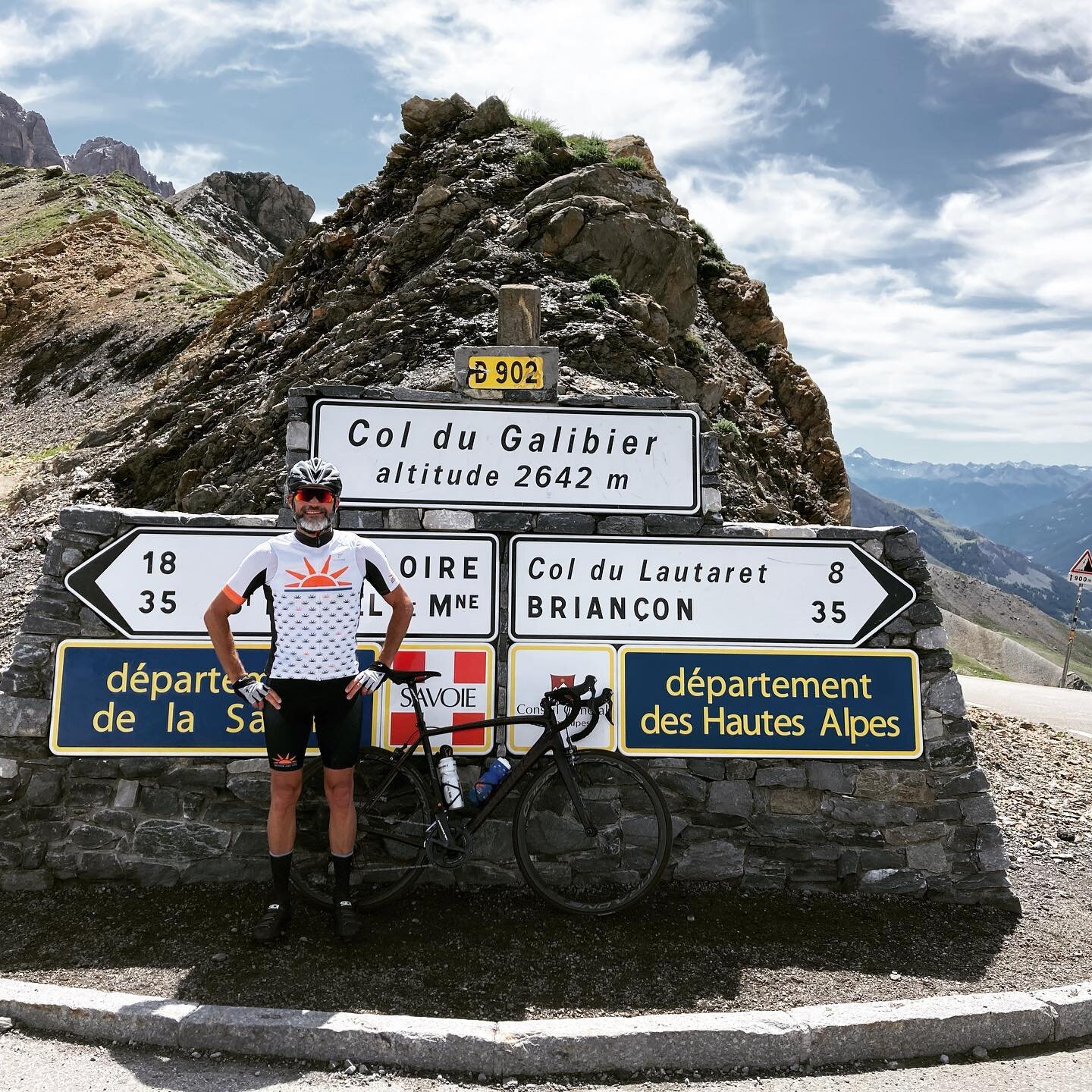 Col du Galibier&hellip; when I was a kid watching Tour de France, I heard the name over and over. Now I climb it every summer, twice-three times. We bought a place that is on the road to Galibier for a reason! #beyondthelinecoaching #brianconterredev