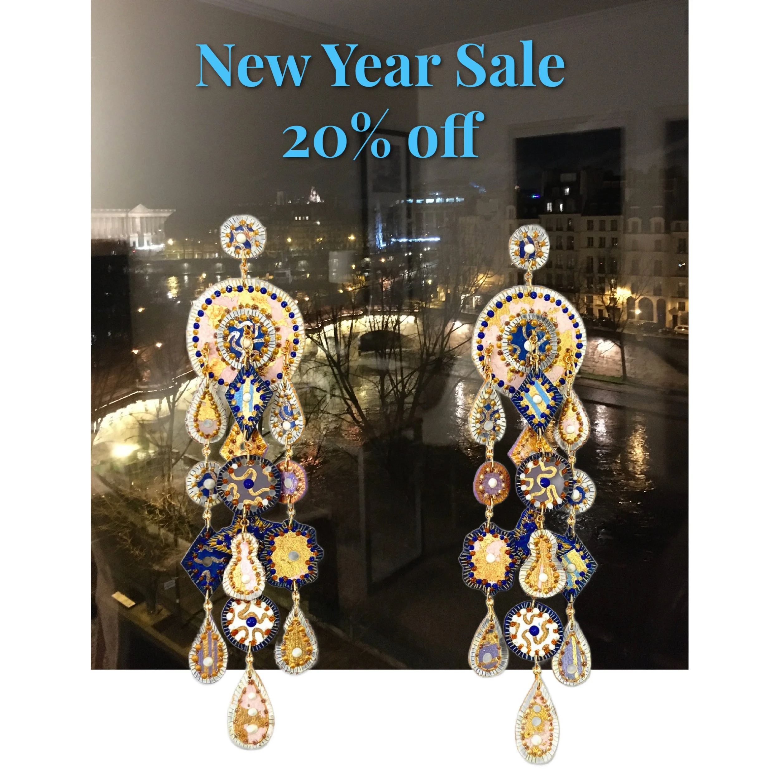 Paris By Night Earrings