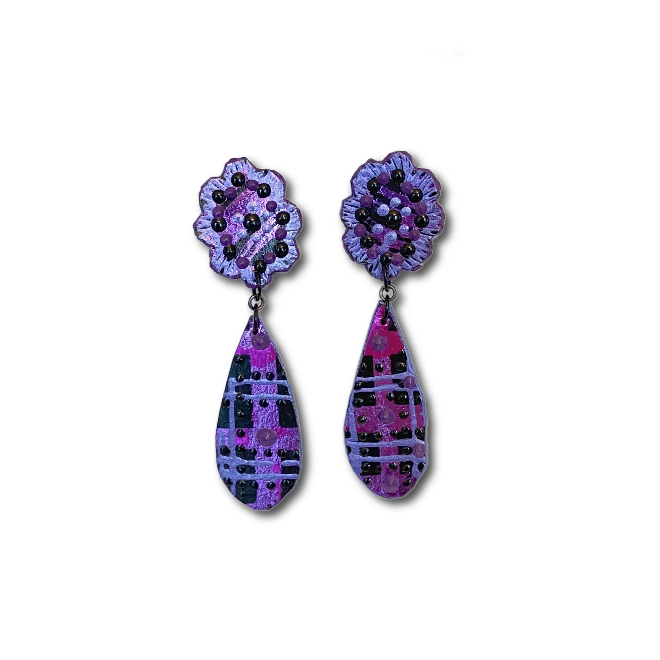 FAIR_Jen Neame-Collins_Purple Small Earrings IV.jpg