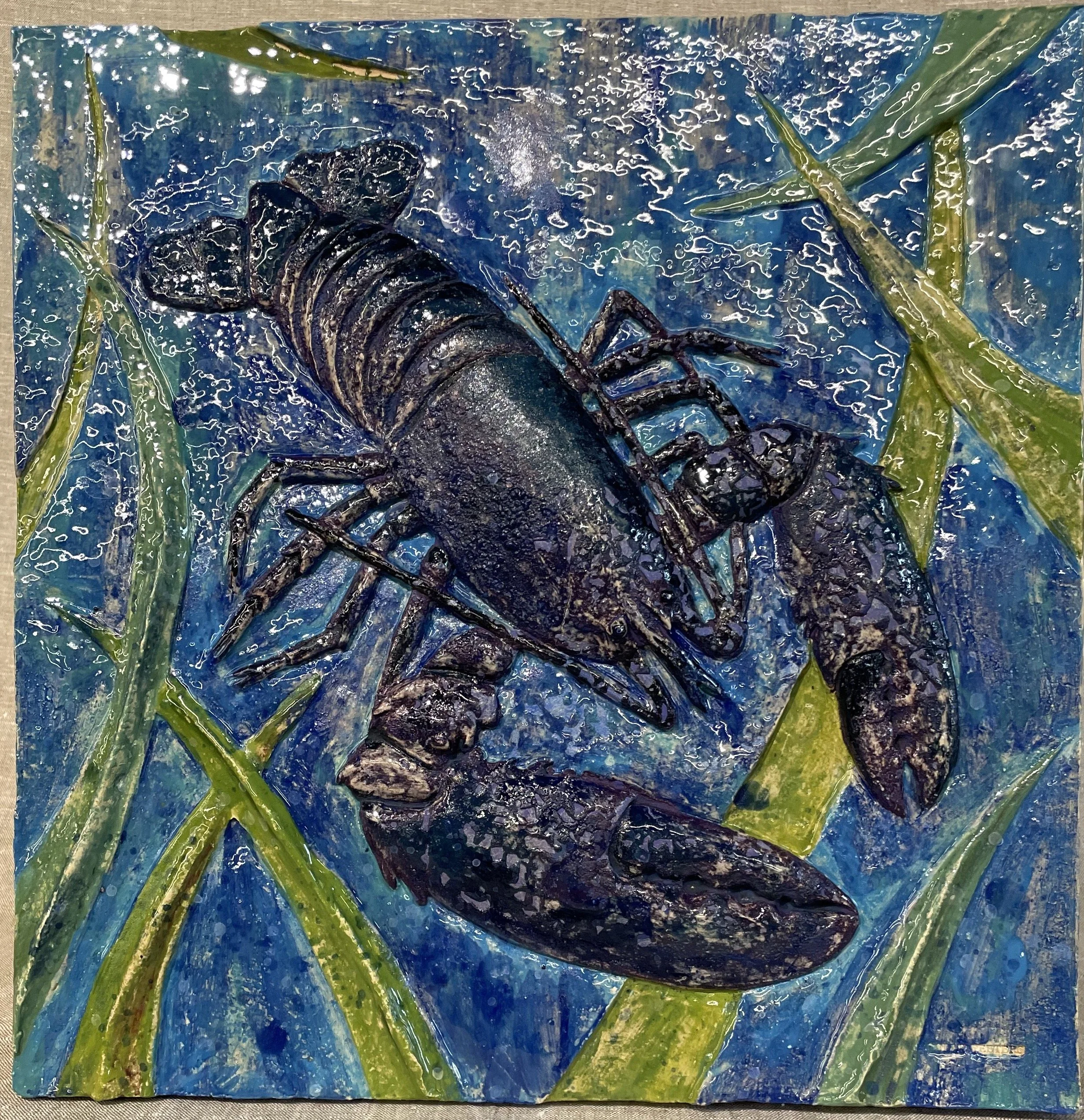 Lobster Tile Large - 38 x 38 cm