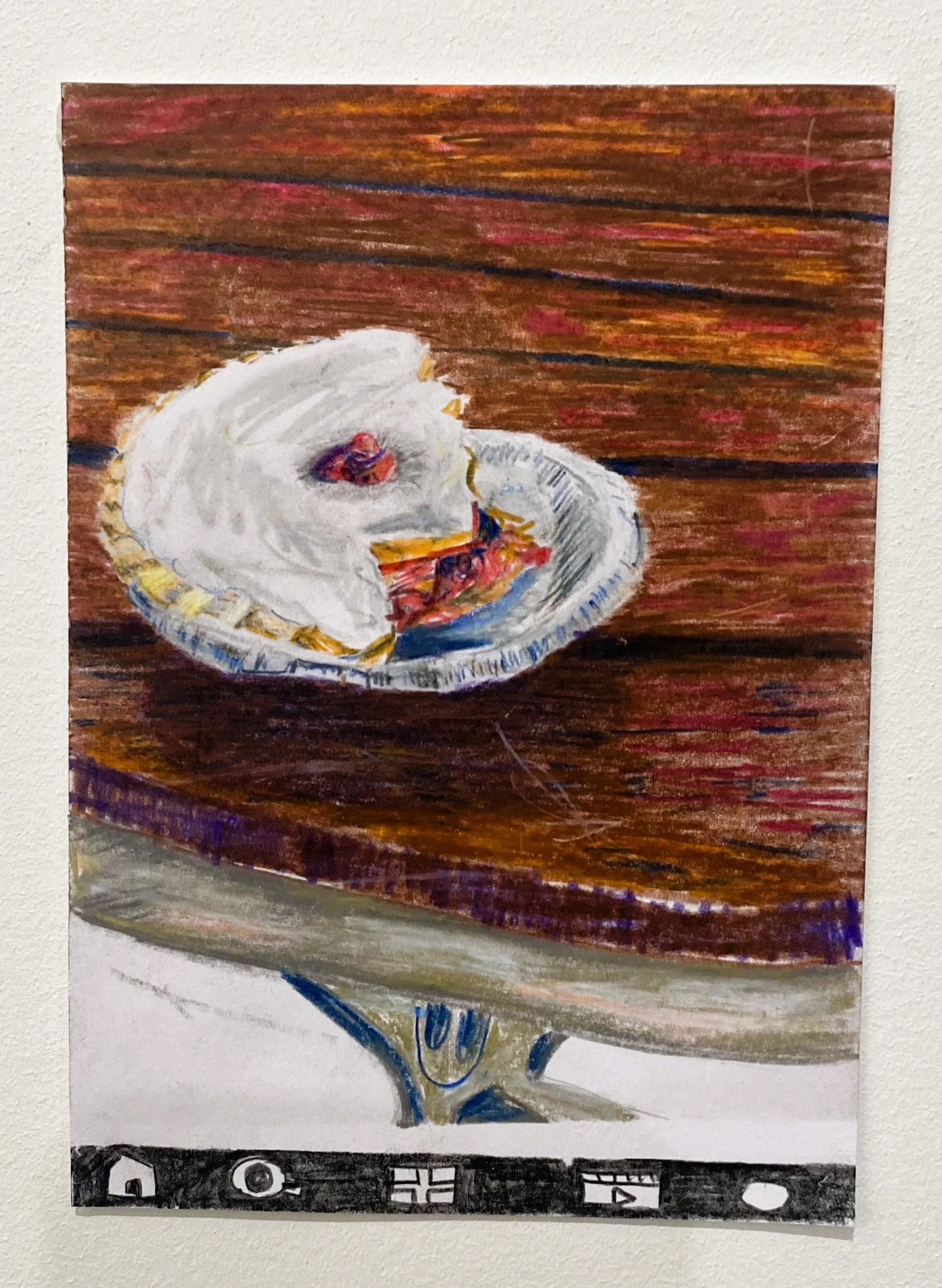 A6 Original Colored Pencil Drawing