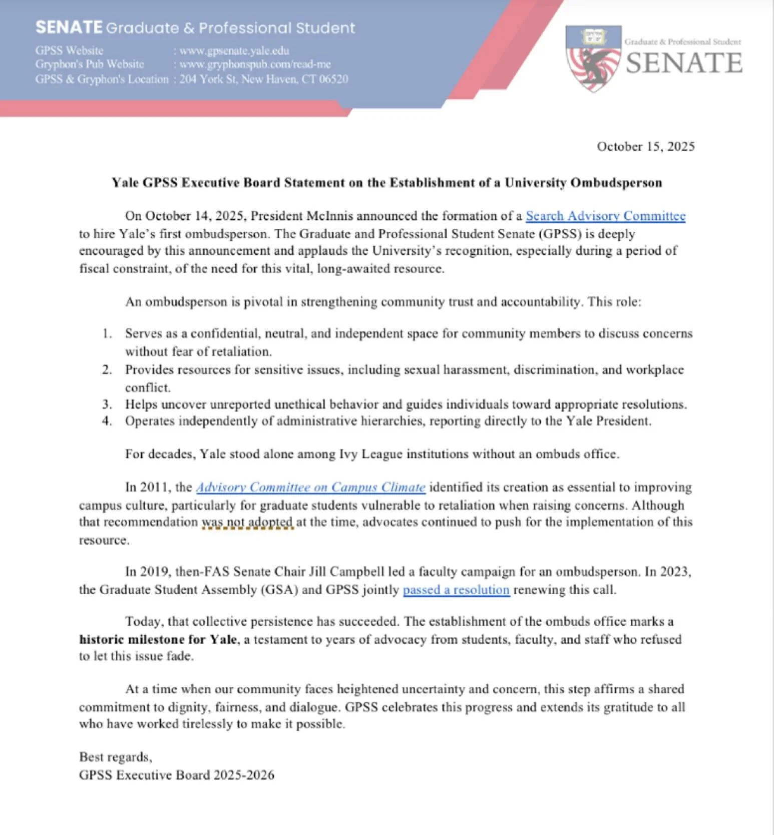 A HISTORIC WIN FOR YALE!