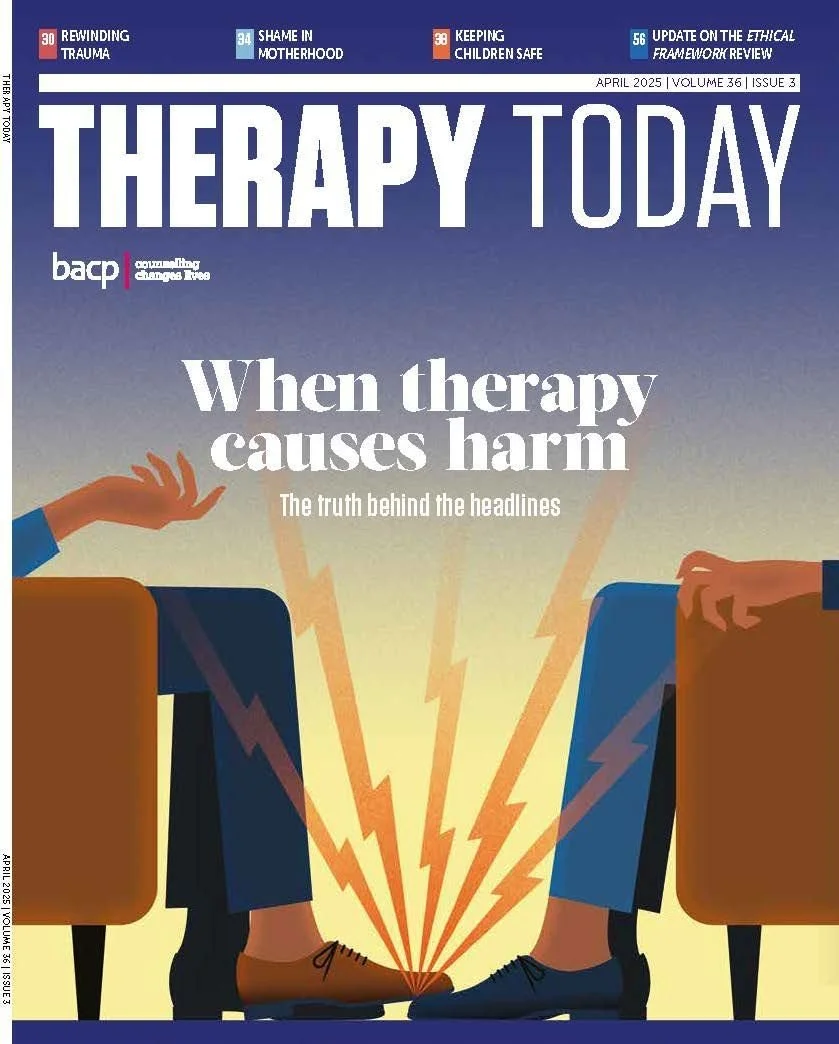 Therapy Today cover April 2025 When therapy causes harm