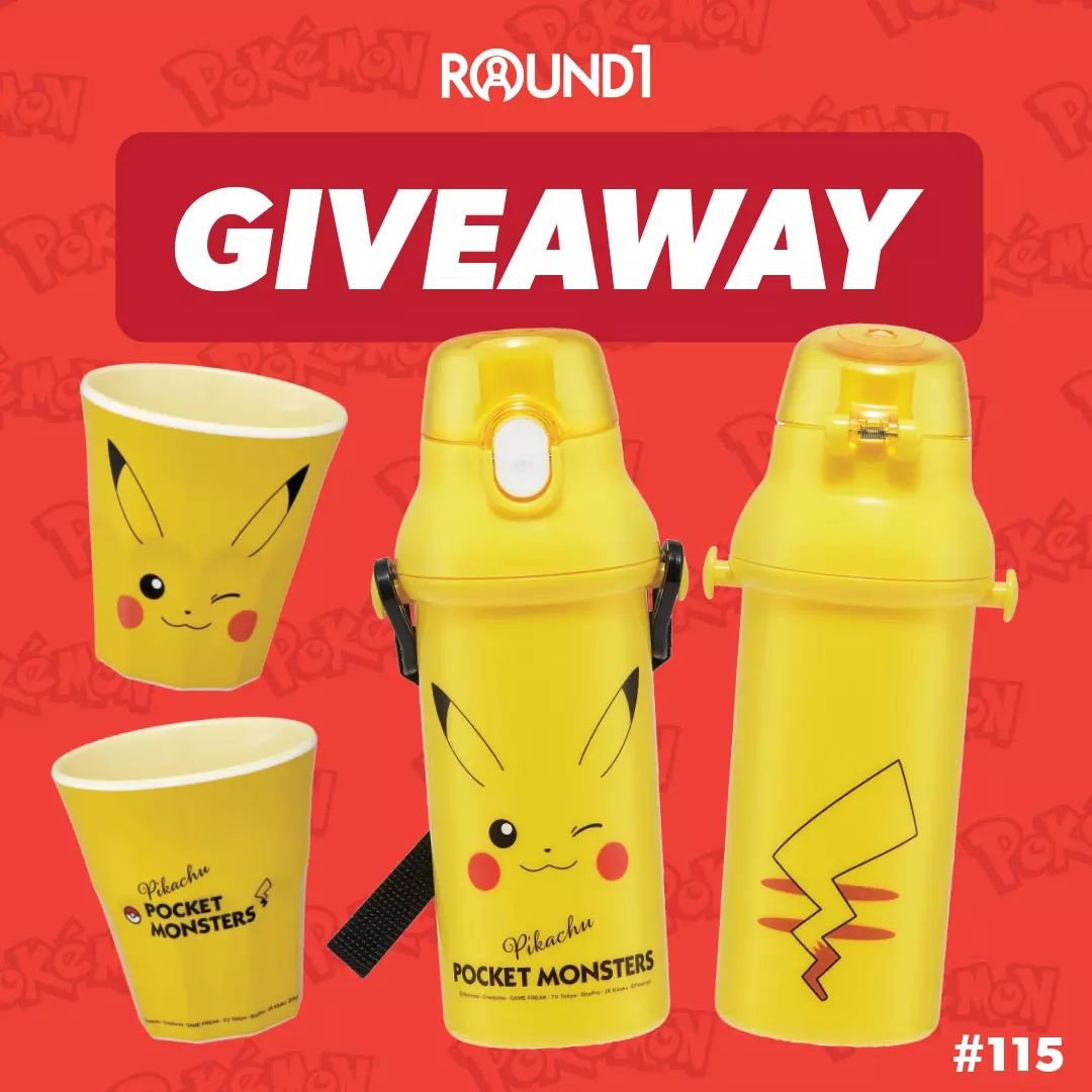 Pikachu, I choose you... to hydrate!&nbsp;⚡💧 

Thanks to our good friends at @CleverIdiotsInc/@kigurumishop. Six (6) lucky fans will win a Pok&eacute;mon Pikachu Water Bottle &amp; Melamine Tumbler Set. Drink in style!&nbsp;😎 

For official entry:
