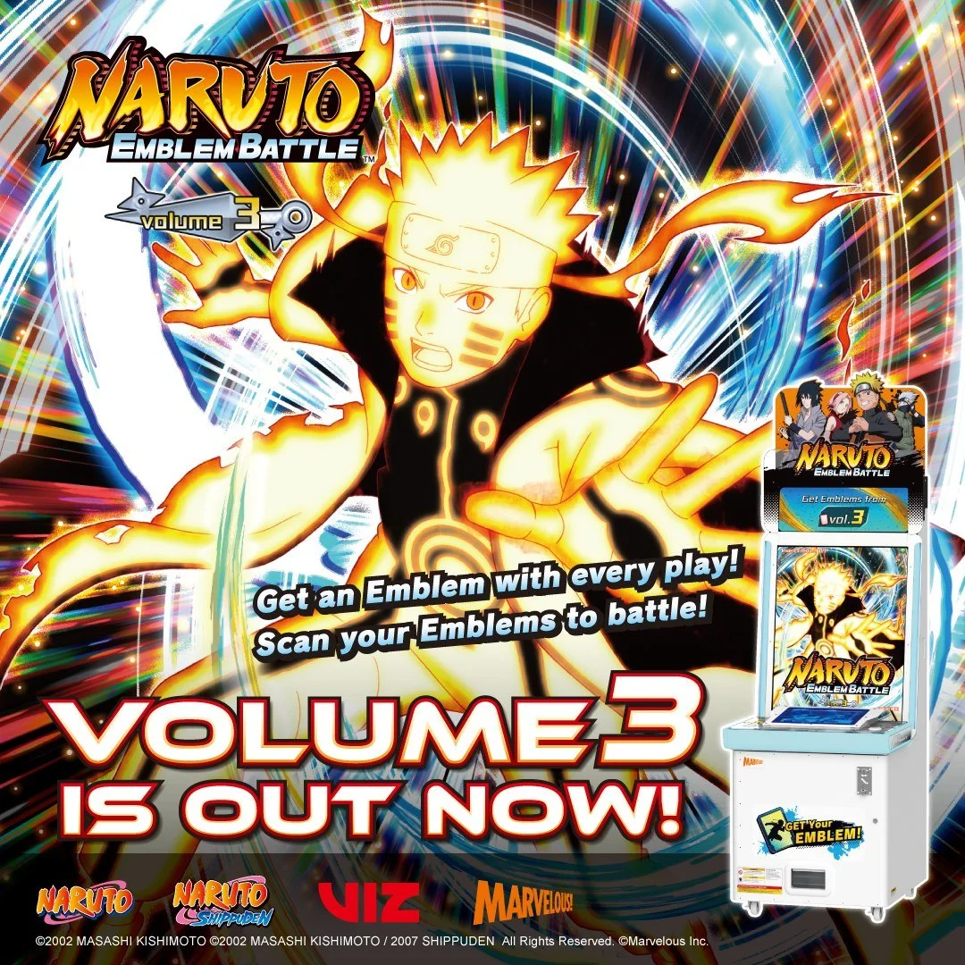 🔥 Naruto Emblem Battle Vol. 3 is here with all new Emblems! Think you've got what it takes to collect them all?

Play now at Round1 and be sure to join our Nationwide Store Ranking Tournament until 11.30.2025

The store with the highest Total Rankin