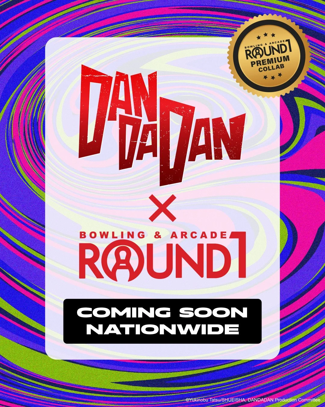 DAN DA DAN is coming to Round1 this winter! Get ready for fun and excitement that's out of this world! 🚀 Stay tuned for more details dropping soon!

@anime_dandadan_en
#Round1USA #round1 #DANDADAN #Okarun #Momo #DANDADANxRound1