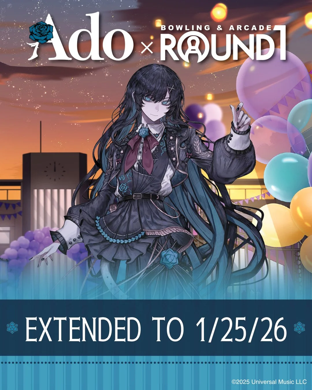 Big news! 🎉 Ado drinks and coasters have been extended to 1/25/26! That means more time to sip and collect all 6 mystery coasters! 💙 Head in to Round1 and grab yours while supplies last!

Tag us and use #ADOxRound1 to share your adventures with us!