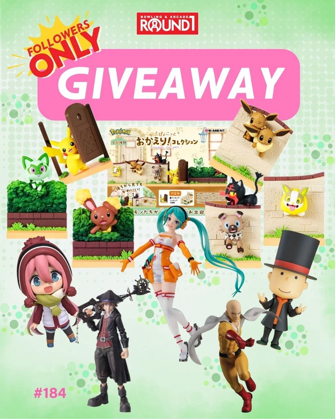 🚨Get ready, it's giveaway time! Enter now for a chance to win one of these exciting figures! Which one will be yours?
 
Six (6) lucky winners will each get one figure prize! 🎉 Prizes will we given to each winner at random.
 
- Kingdom Hearts 3: Sor