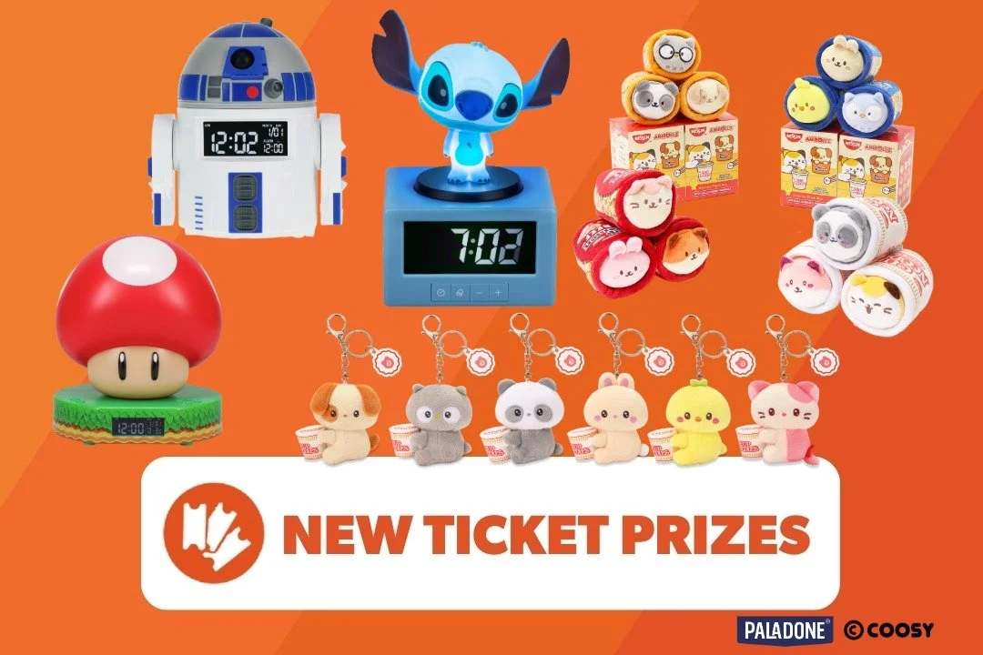 New Ticket Prizes