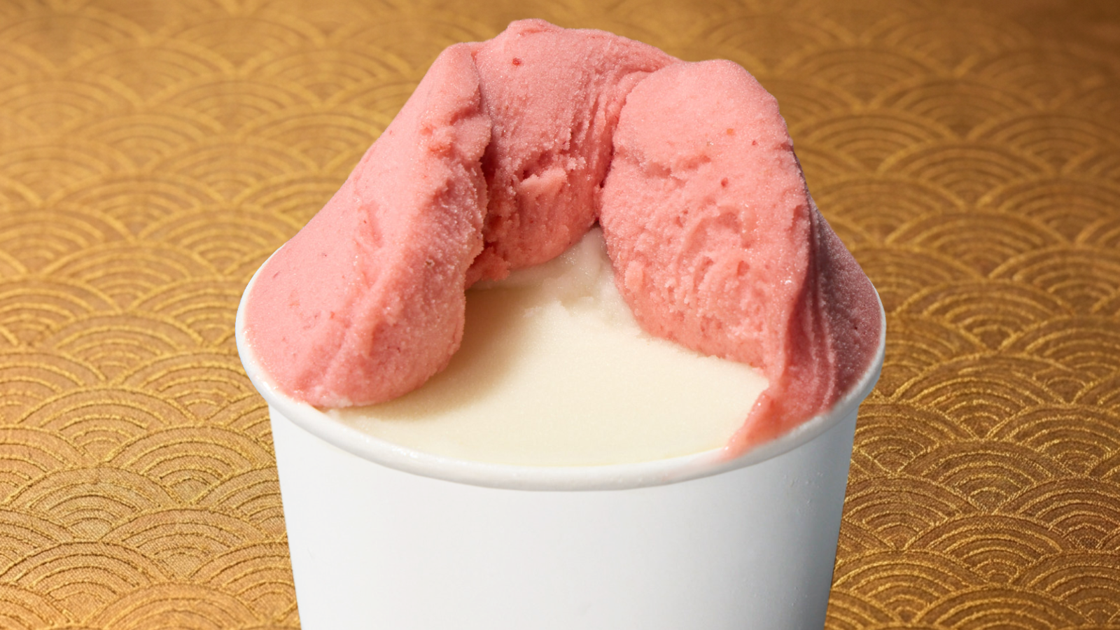 Yuzu Sorbet &amp; Strawberry