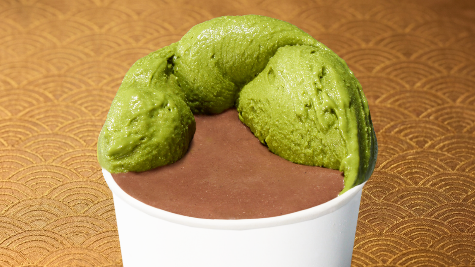 Matcha &amp; Milk Chocolate Gelato