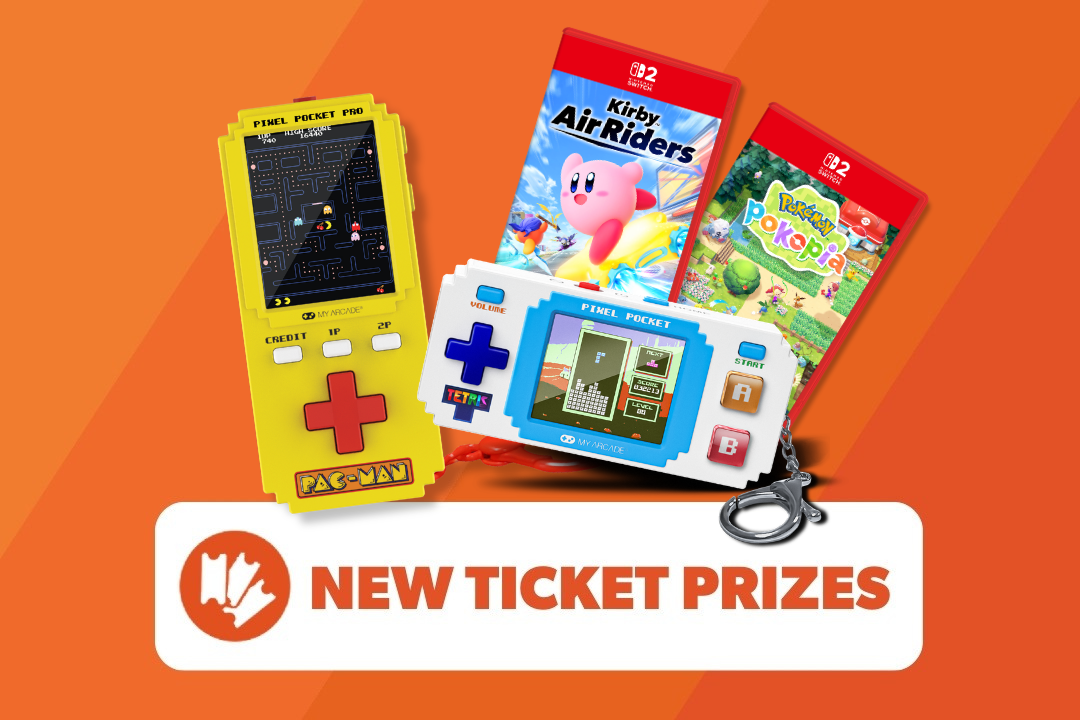 New Ticket Prizes