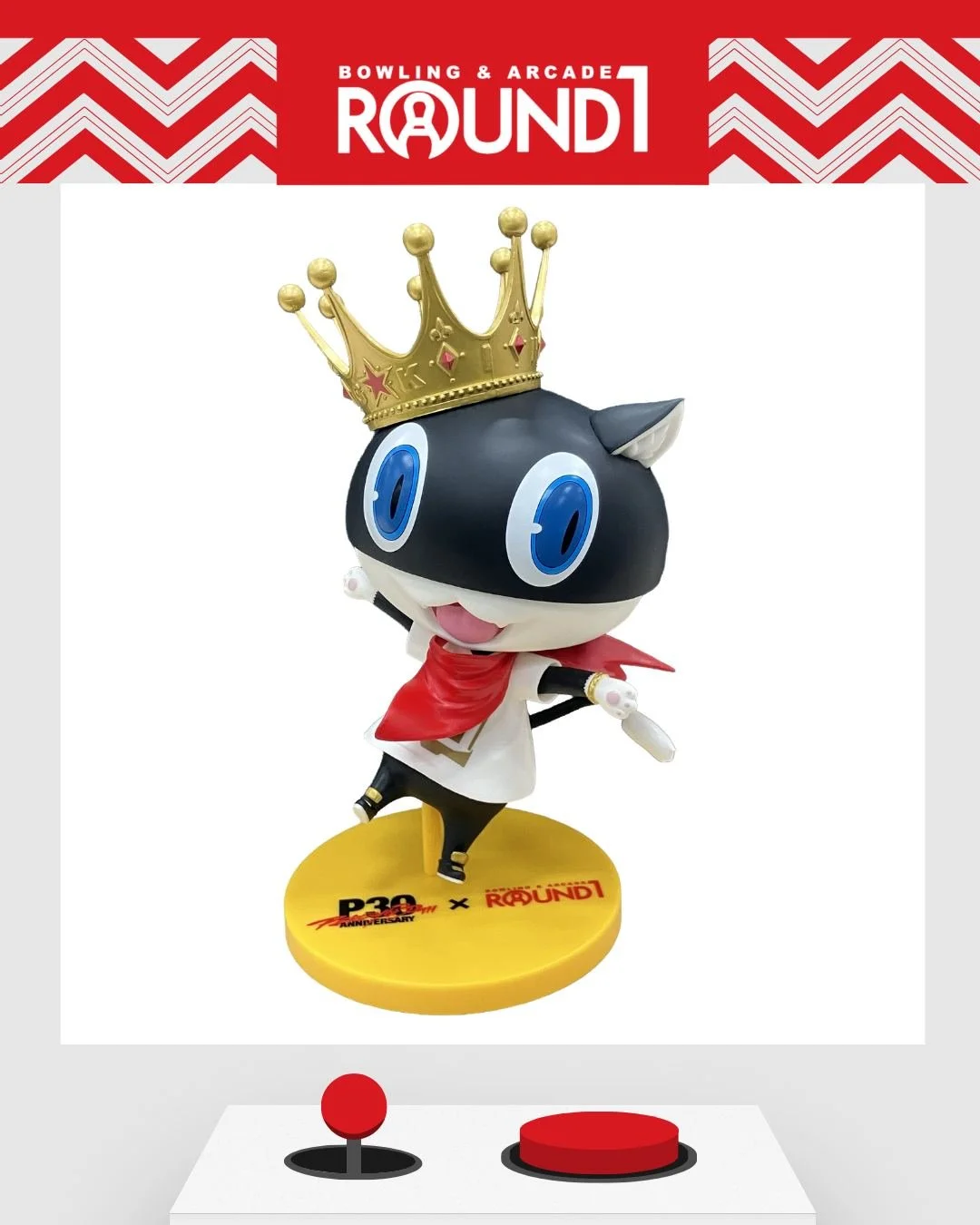 Looks like a Phantom Thief snuck into the cranes! 👀

In celebration of the Persona 30th Anniversary, we know you'll want to check out the NEW Round1 exclusive Persona 5: Dancing in Starlight PM Figure - Morgana - P30thxROUND1 Ver. 😉

Add another pi