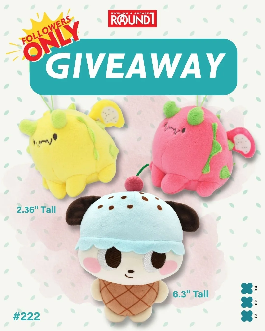 🍦One scoop of cute and one dragon sized dose of adorable 🐉 This duo is the sweetest catch of the season thanks to our good friends @fukuya_usa!

Enter now and five (5) lucky winners will each win a plushie set that's equal parts cute and cuddly!

 