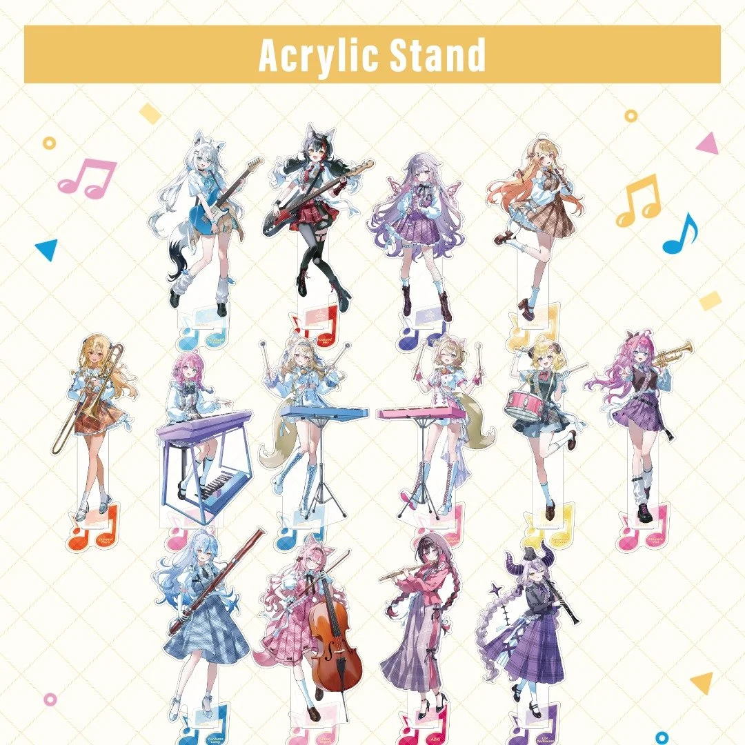 🎶 The whole holoBASE lineup, all in one place!

Here are the fan favorites from the hololive BASE on Tour! 2026 Duet Stage! &times; Round1 USA collab, available only at Round1 in the US:

・Acrylic Stand
・CD-Style Acrylic Stand
・Double-Layered Acryli