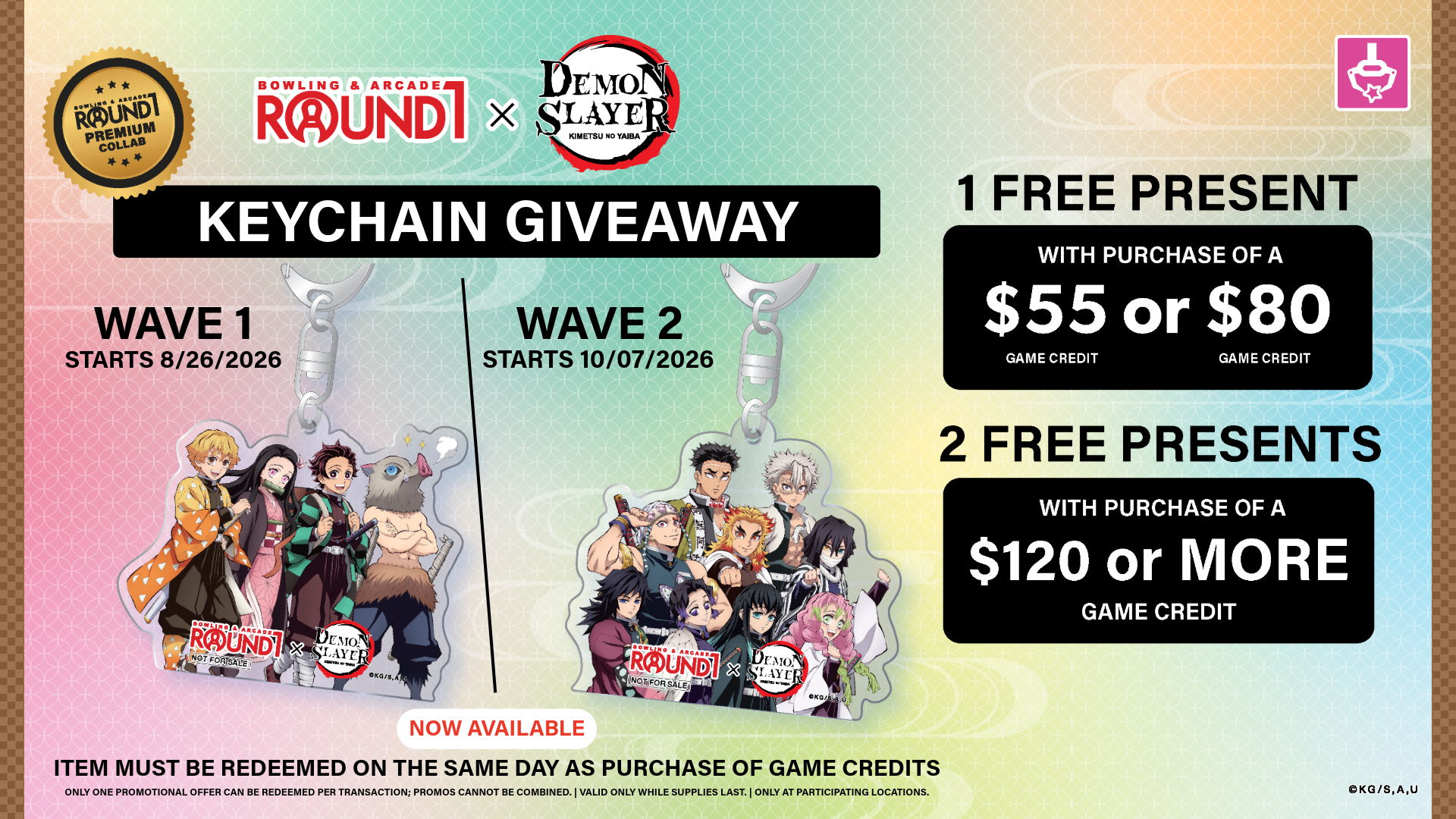 Round1 USA Demon Slayer Collab Giveaway