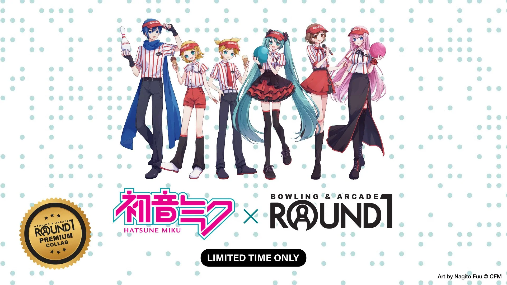 Hatsune Miku x Round1 USA official collab page