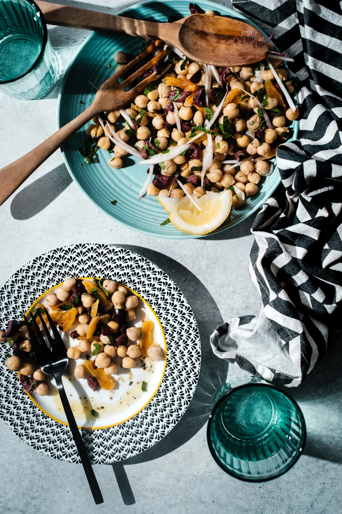 Healthy Apricot Chickpea Salad