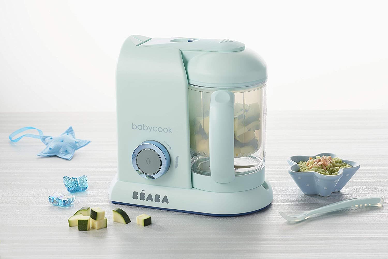 BEABA Babycook Macaron 4 in 1 Steam Cooker and Blender, 4.5 Cups