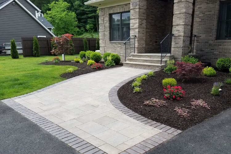 Photo of lawn treatment and landscape maintenance in Morris and Bergen County, NJ