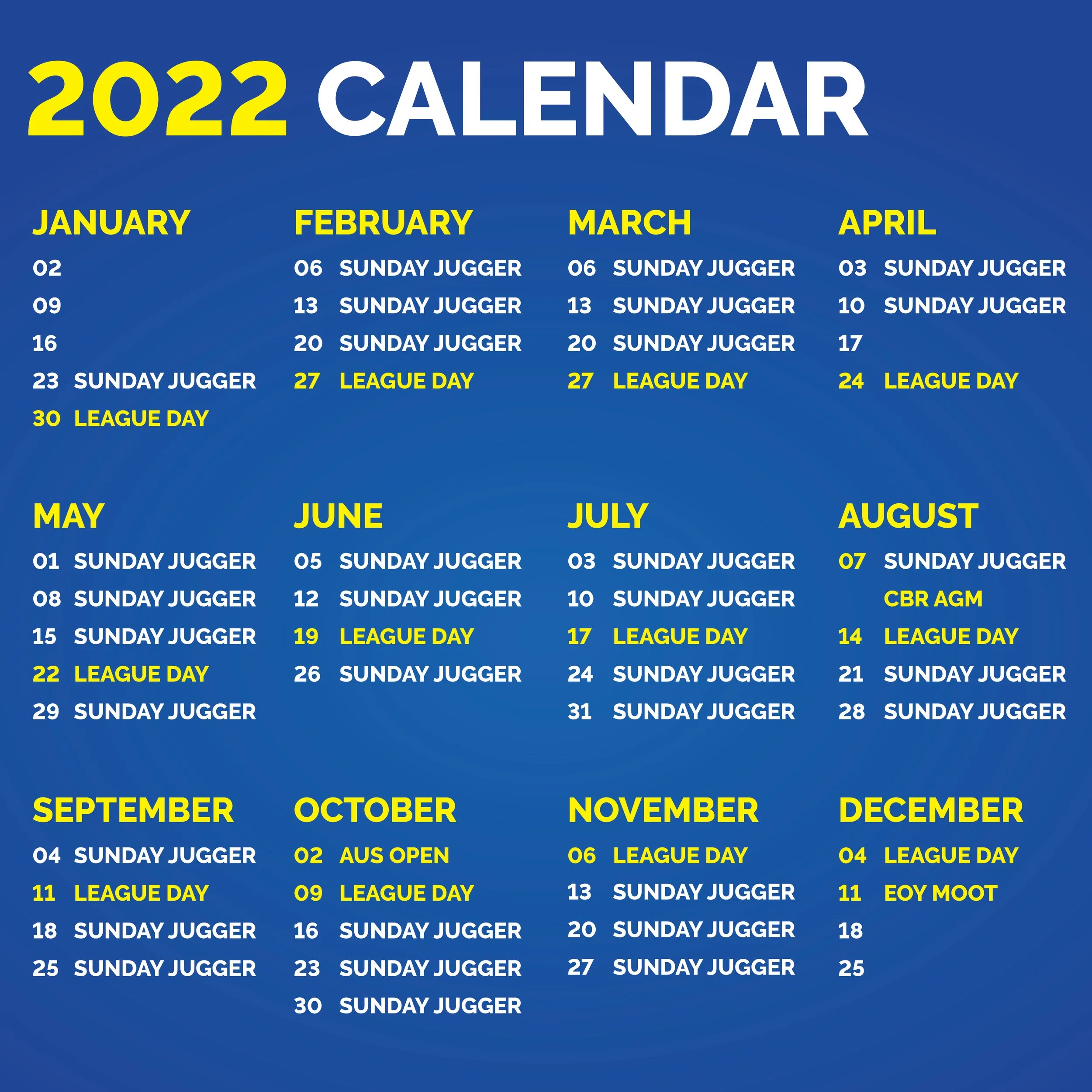 Calendar social media tile