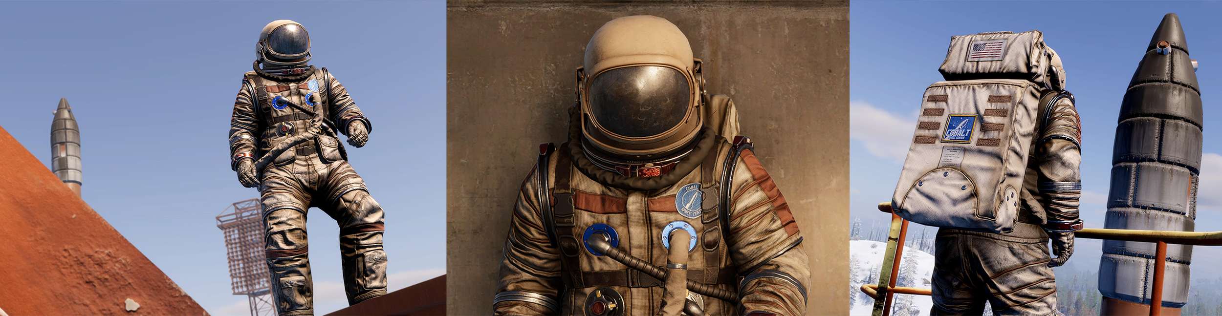 Space Suit DLC outfit in Rust Console Edition