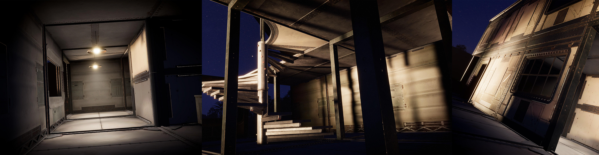 Space Station Building Skin DLC interior in Rust Console Edition