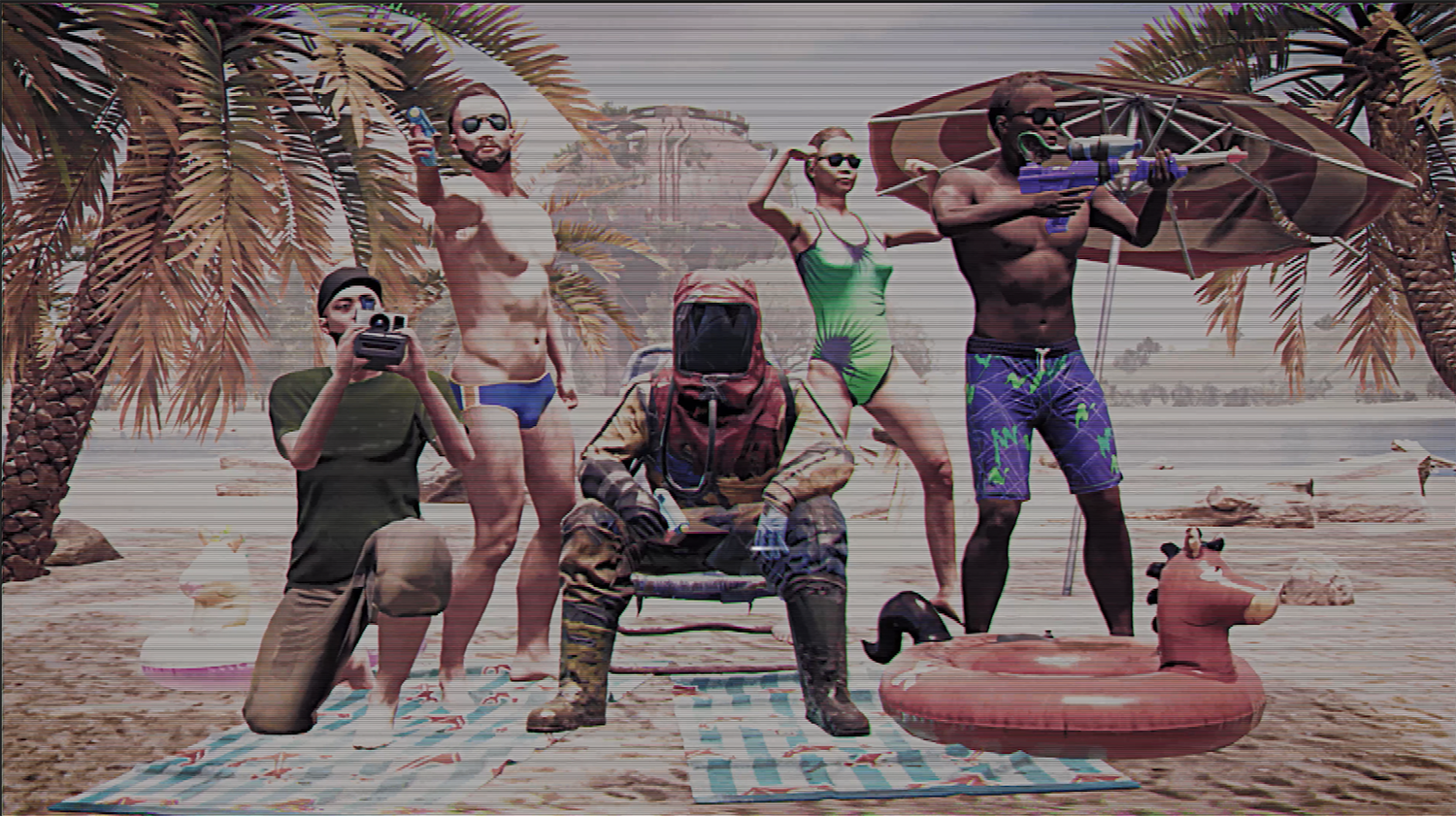 Rust Console Edition Sunburn DLC Pack summer cosmetic items