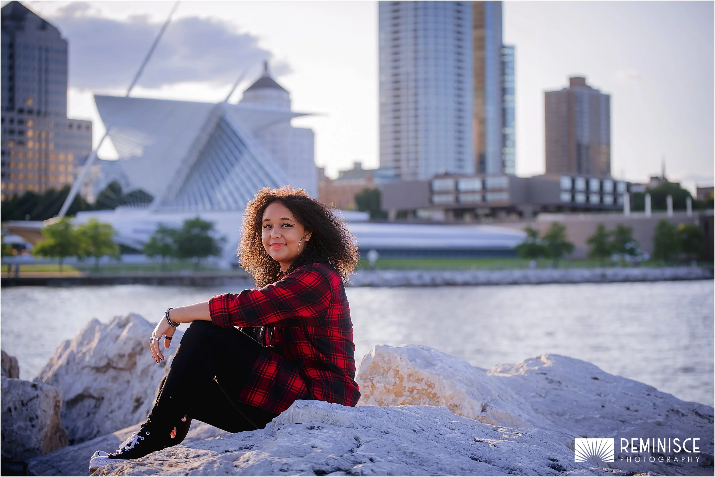 07-art-musuem-seated-on-rocks-lake-sunset.JPG