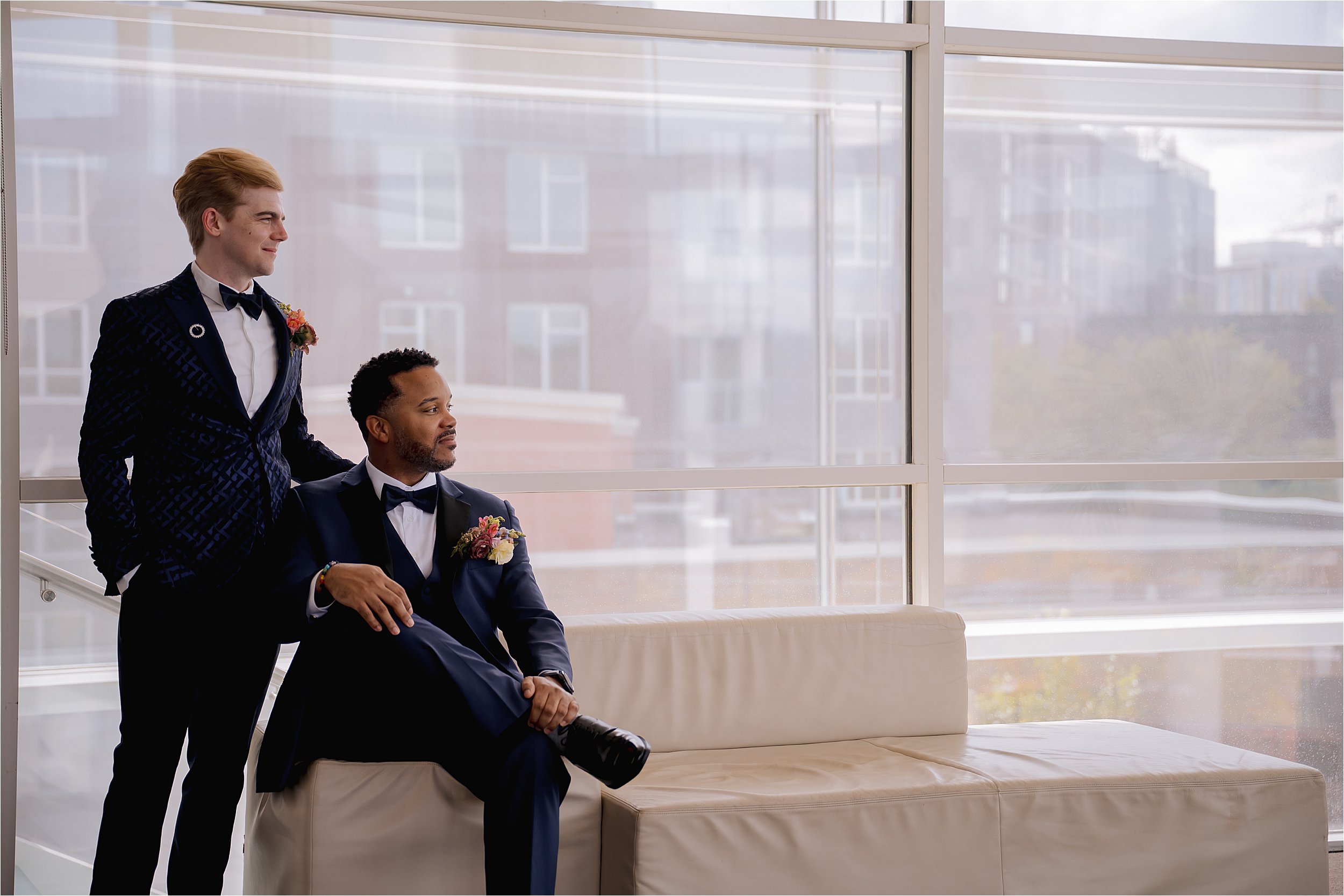 Cinematic portraits that feel natural and timeless at lgbtq wedding