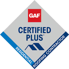 GAF Certified Plus Residential Roofing Contractor