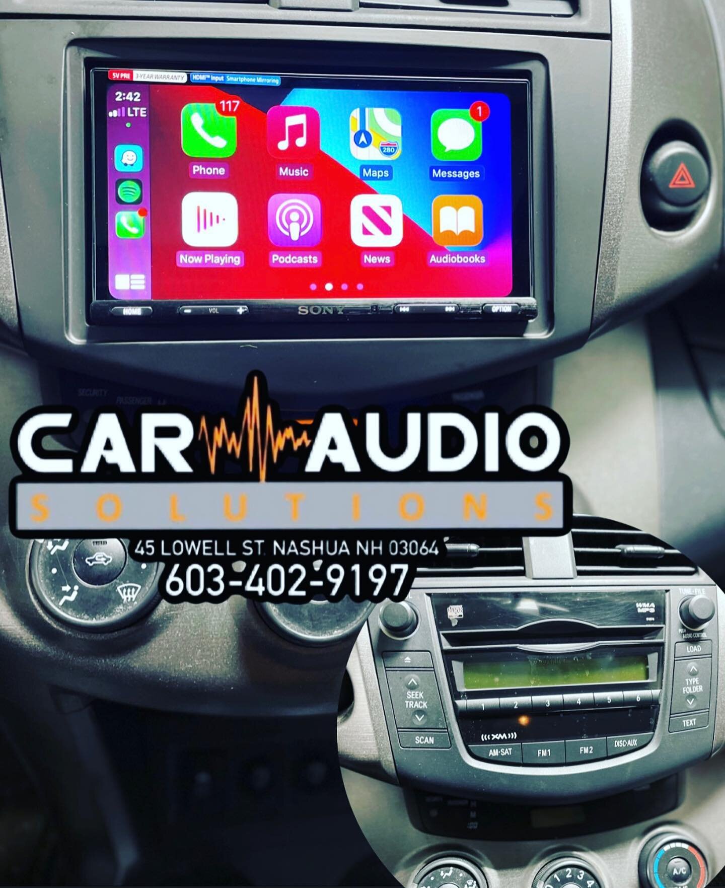 Radio Upgrade for this Toyota Rav4 professionally installed by us, #car_audio_solutions ! 

Click the link on our bio for more info . 

#car_audio_solutions #radioupgrade #nhcarradio #nhmobileelectronicstore #toyota #toyotarav4 #rav4 #rav4radio #audi