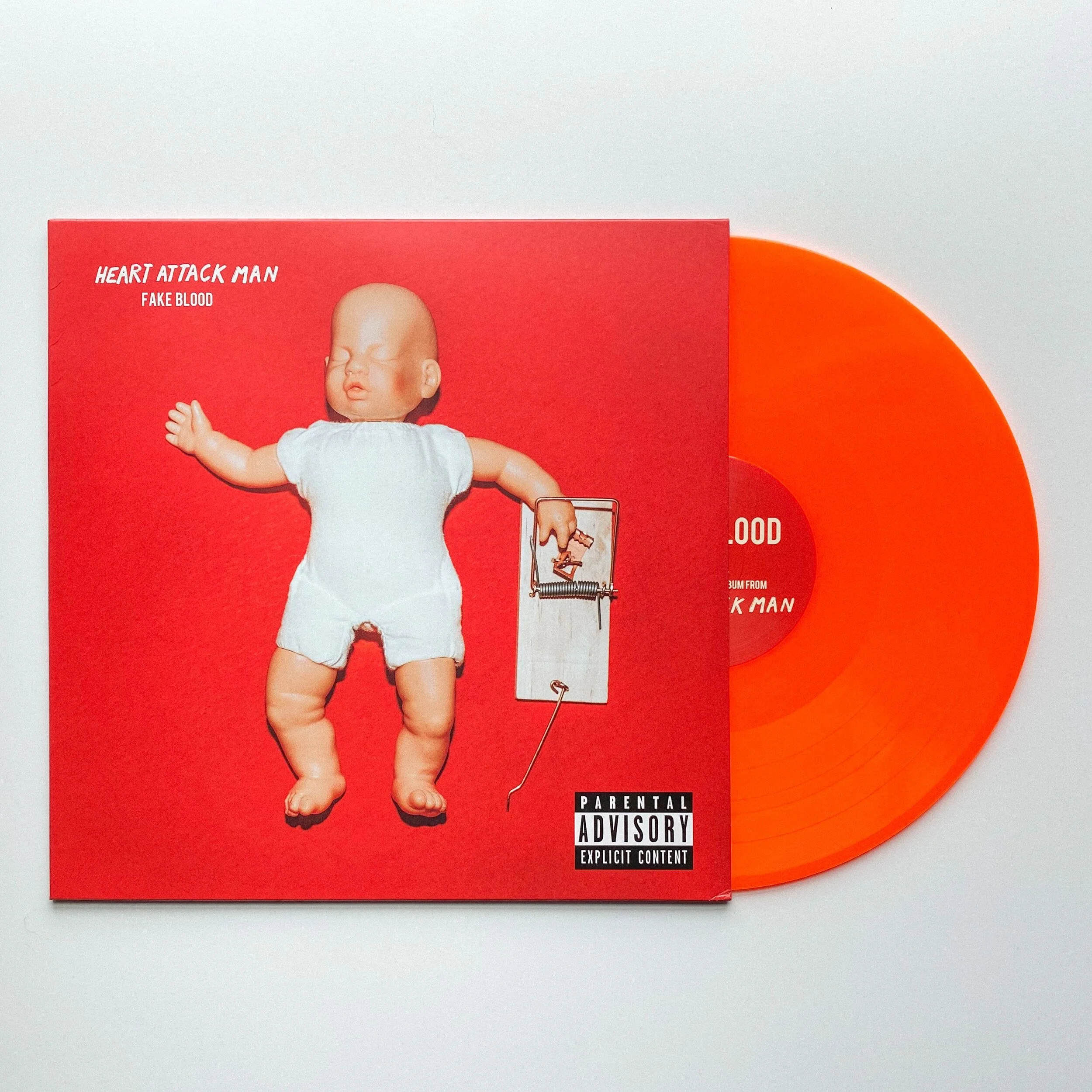 heart attack man - fake blood (orange vinyl)