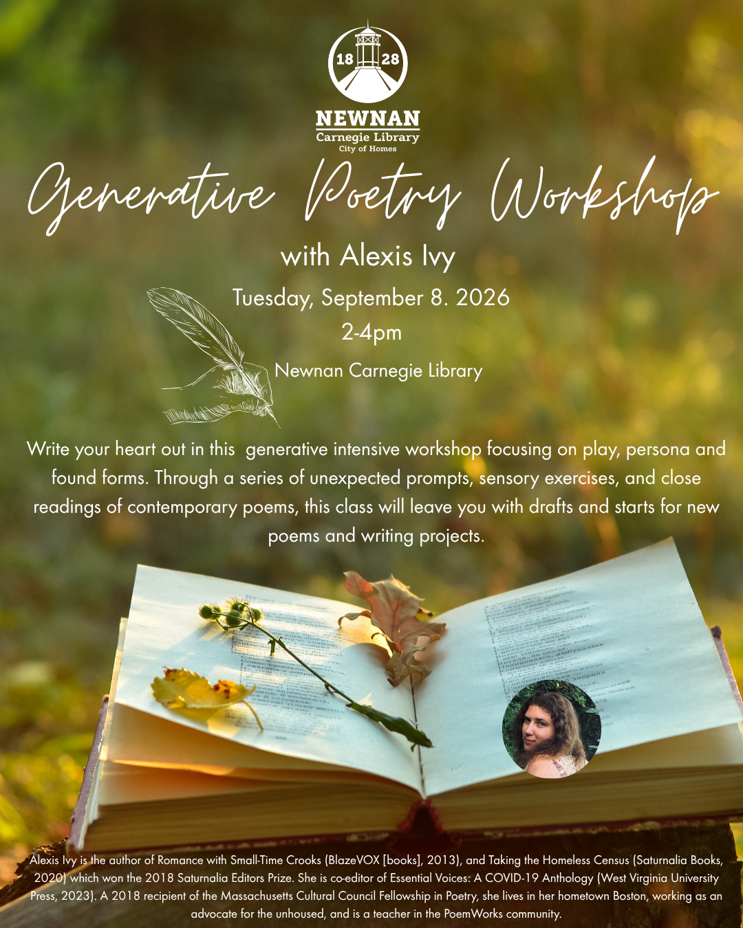 Generative Poetry Workshop