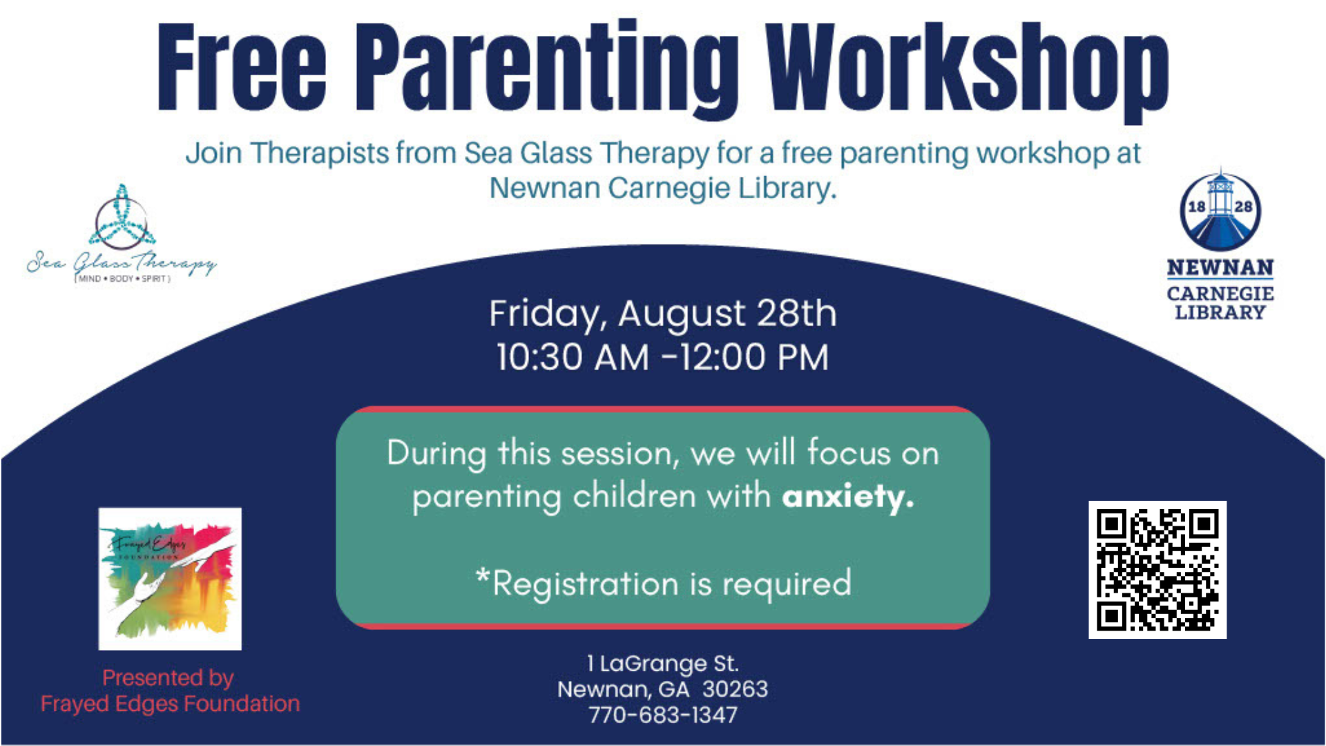 Parenting Workshop: Parenting Kids with Anxiety