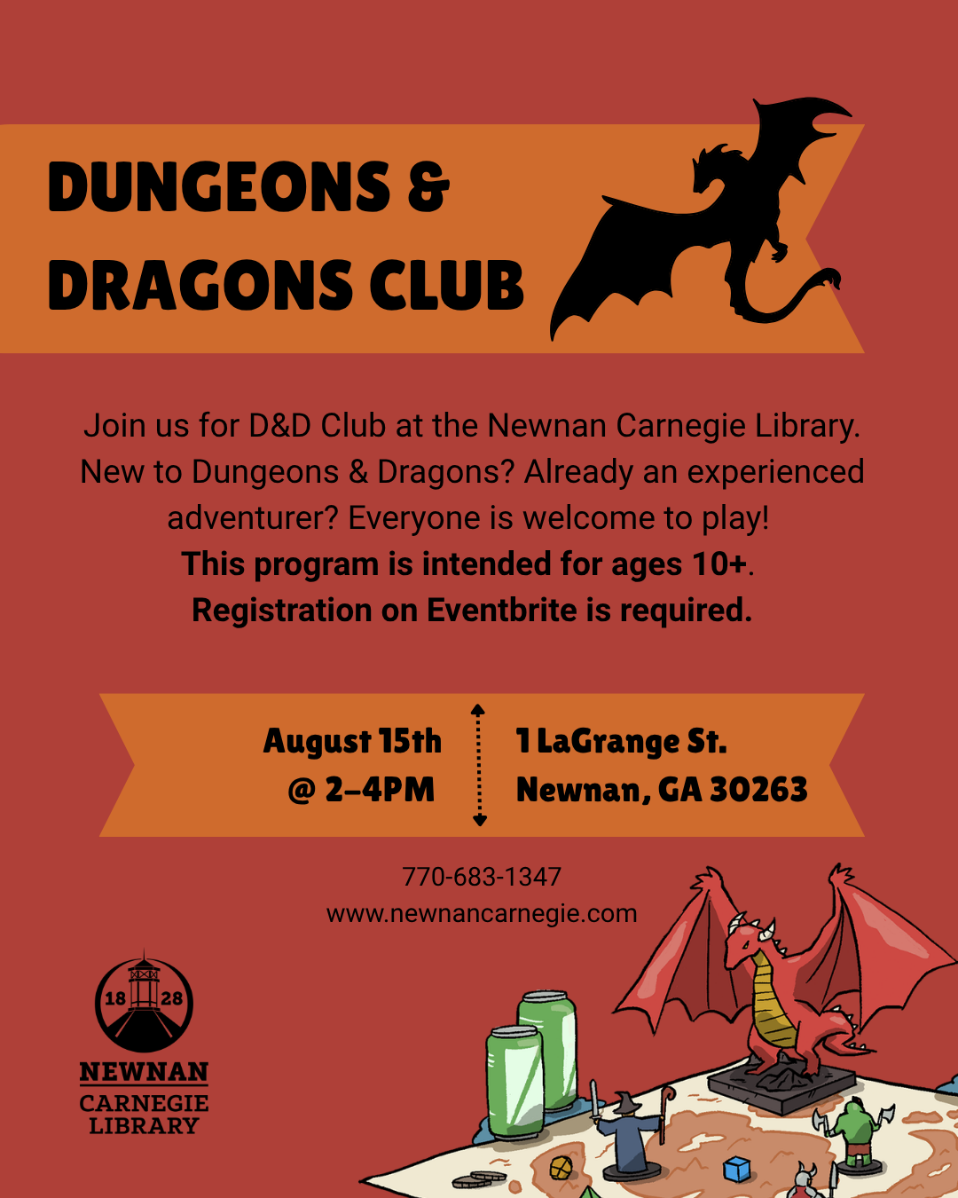 Dungeons & Dragons Club (Ages 10+)
