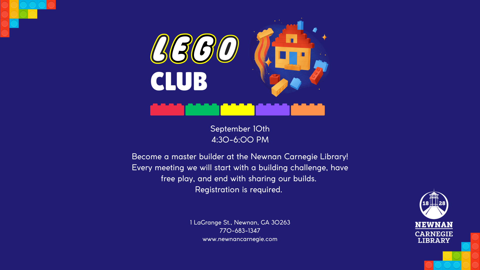 Lego Club (Ages 5+)