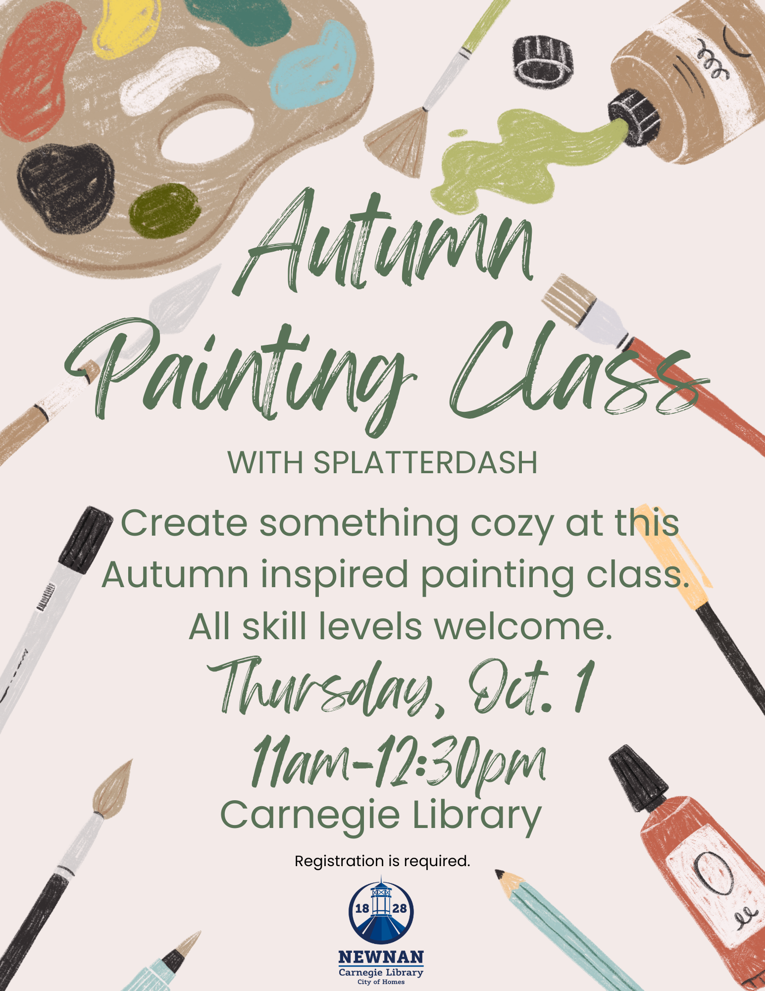 Autumn Painting Class (18+)