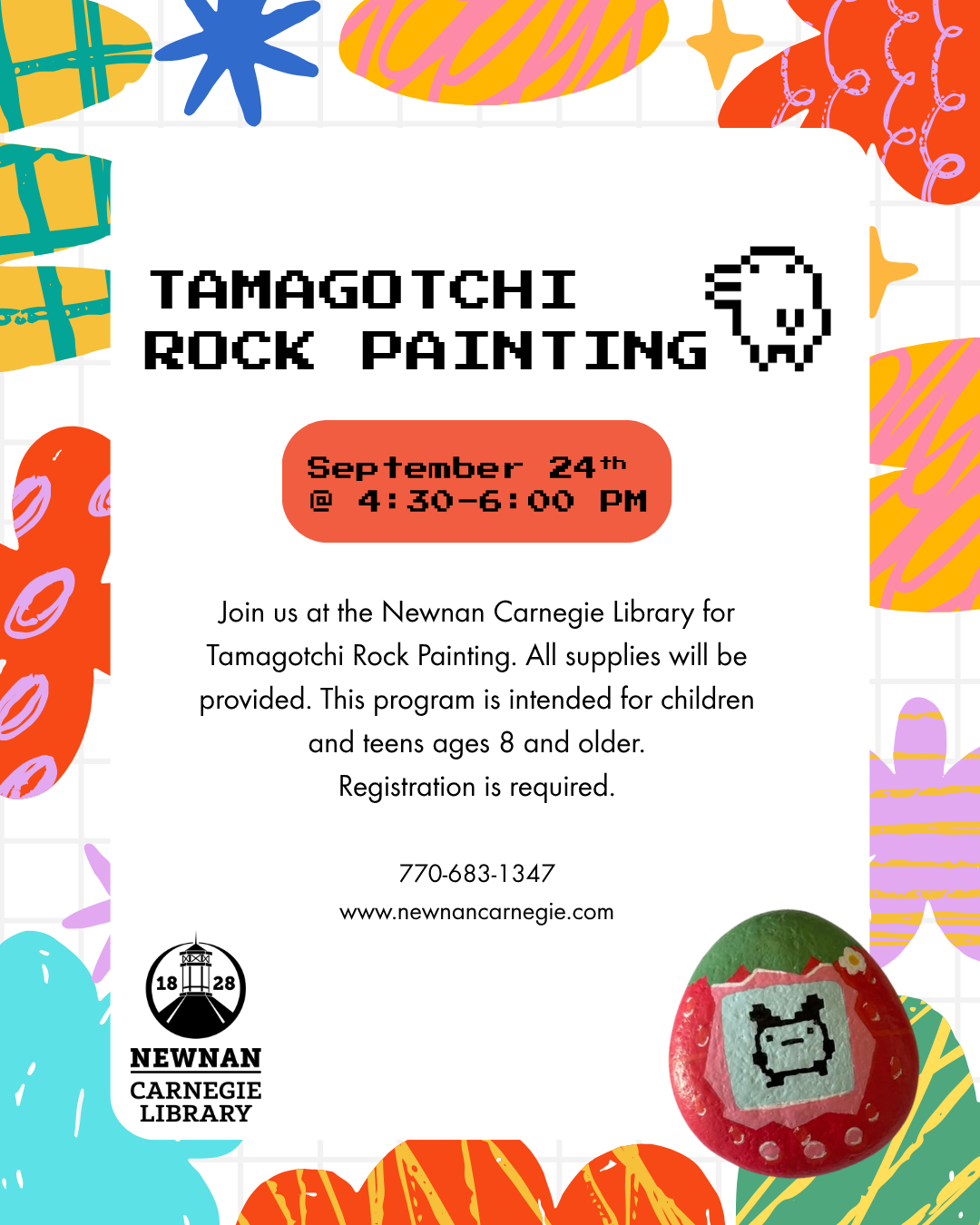 Tamagotchi Rock Painting