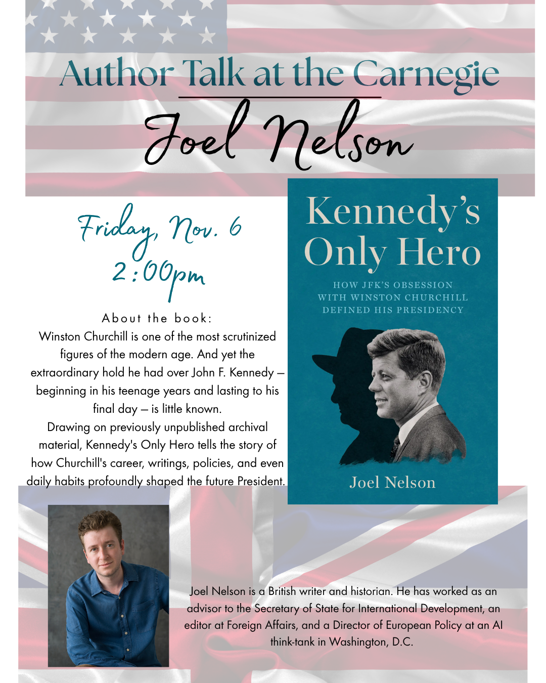 Author Talk: Joel Nelson, Kennedy's Only Hero