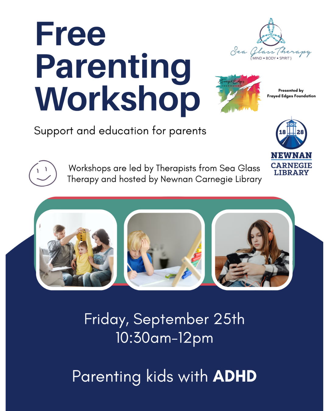 Parenting Workshop: Parenting Kids with ADHD