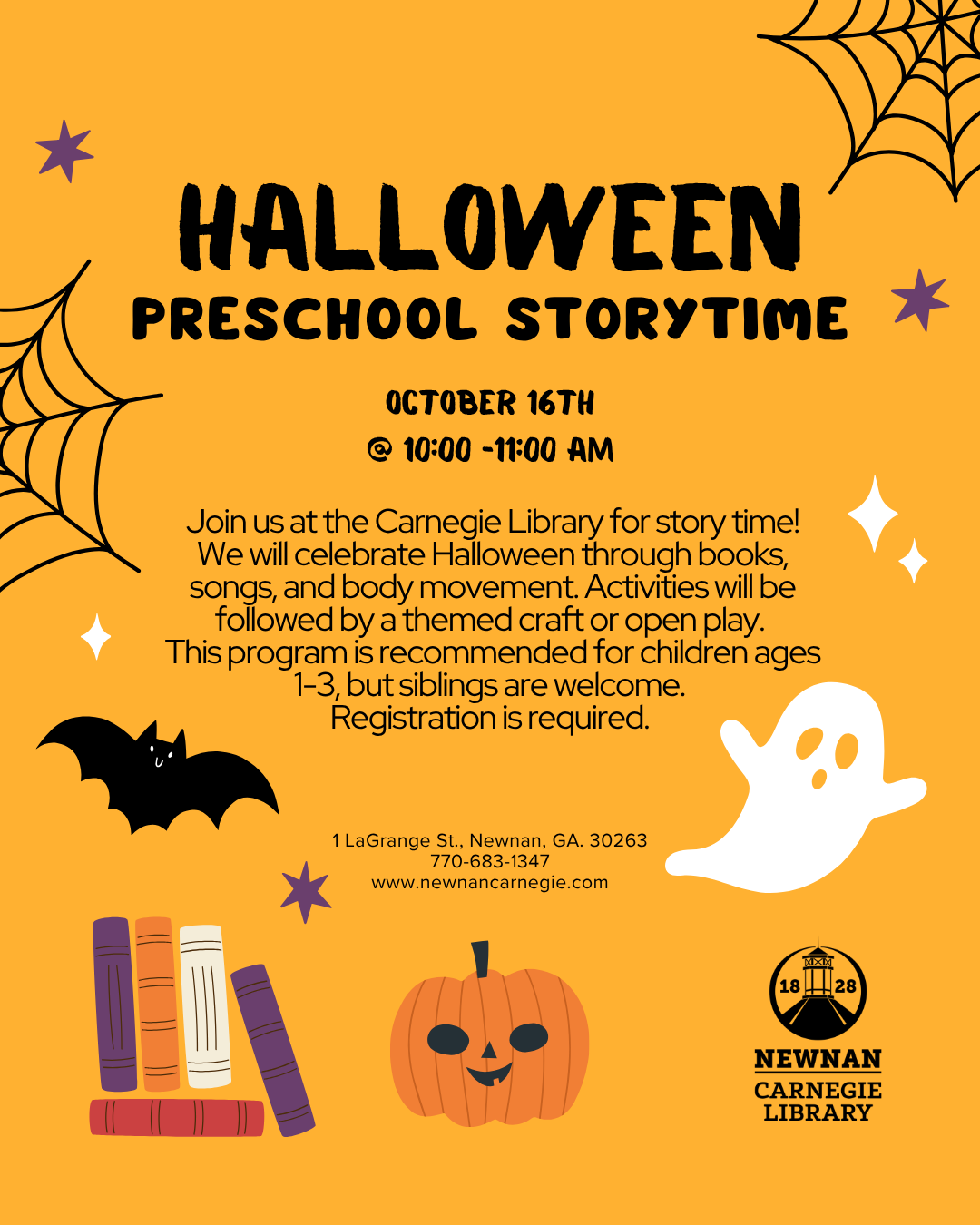 Halloween Preschool Storytime