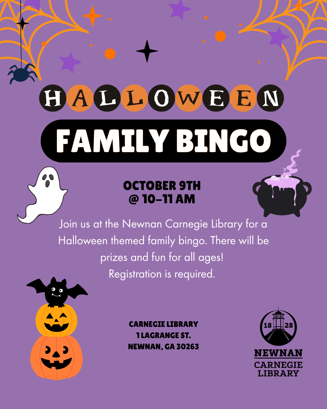 Halloween Family Bingo