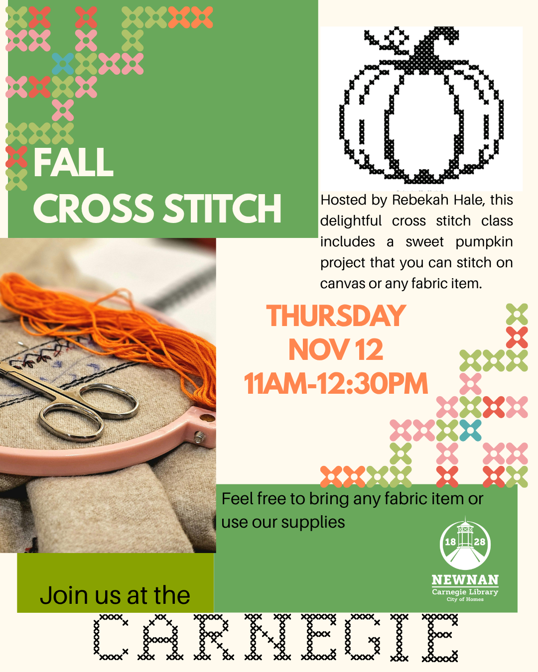 Cross Stitch Class