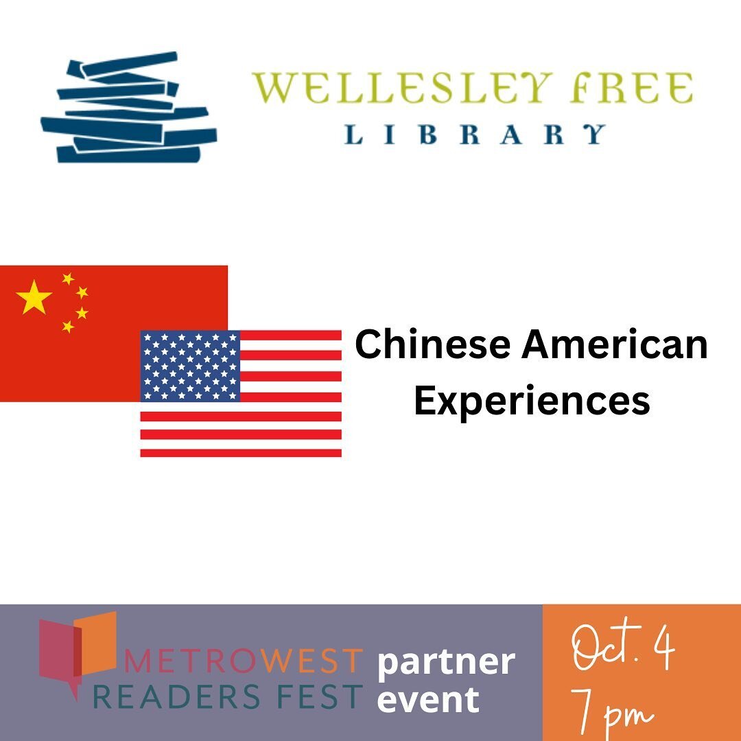 On Tuesday, Oct. 4, the @wellesleyfreelibrary has planned an evening of storytelling and conversation with Chinese American Wellesley residents. To register for this event, please visit the Wellesley Library online or the link in our bio.

#wellesley