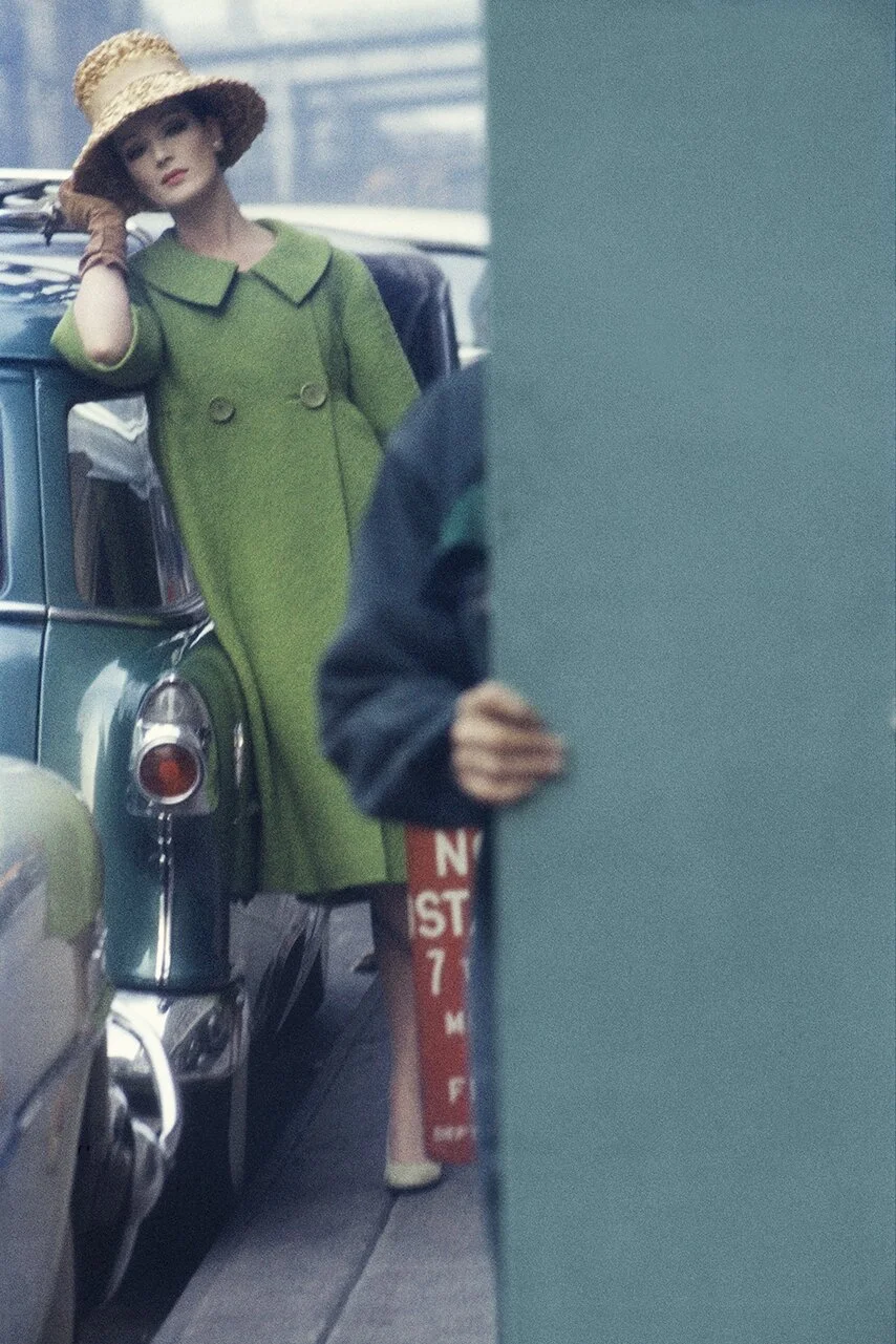 Modefotografi til Harper's Bazaar af Saul Leiter