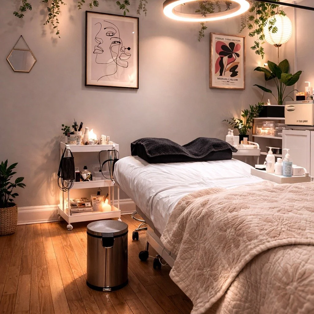 Welcome to your private oasis - to have your skin rejuvenated.